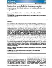 randomized-trial-dexamphetamine